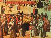 BELLINI, Gentile Procession in the Piazza di San Marco painting